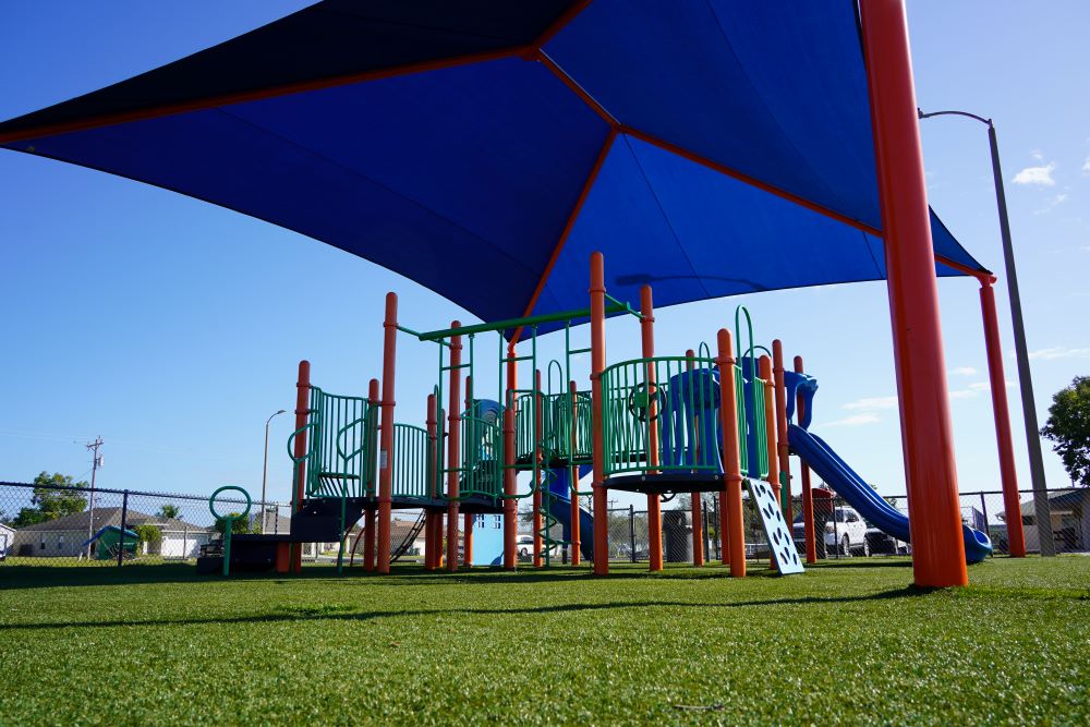 Burton Park - covered playground